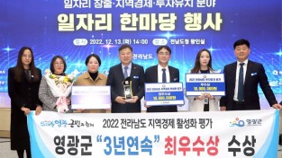 2.지역경제 활성화 평가 3년연속 최우수상 수상.JPG