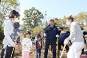 영광군, 2022년 신생아 탄생 기념 나무 우산공원에 식재