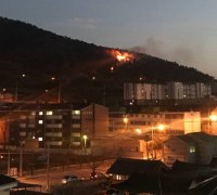 [속보] 영광 물무산, 둘레길 공사장 주변서 큰 산불 발생
