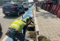영광군, 여름 장마철 대비 ‘빗물받이 일제 정비’ 총력