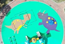 영광군, 어린이 공원에 ‘푹신푹신’ 친환경 탄성 포장재 설치