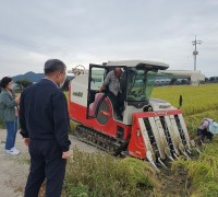 염산면, 수확기 영농현장 방문으로 다가가는 행정 실천