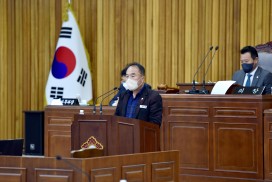 영광군의회 김강헌 의원 10분 자유발언 눈길