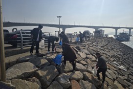 설 맞이 일제 대청소(설도젓갈타운, 영광칠산타워) 실시!