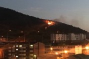 [속보] 영광 물무산, 둘레길 공사장 주변서 큰 산불 발생