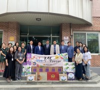 박원종 전남도의원, 추석 앞두고 영광 복지시설 위문