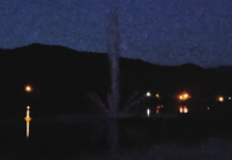 불갑저수지 고사분수, 예산 낭비 논란…‘야간 조명 불능 지적’