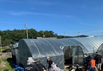 더불어민주당 영광지역위원회, 묘량·백수 일대 수해복구 봉사 나서