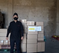 법성면 대흥반점 김광호 대표, 손소독제 기탁