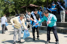 영광군, ‘대한민국 새단장 캠페인’ 동참… 추석 맞아 대대적 환경정화 실시