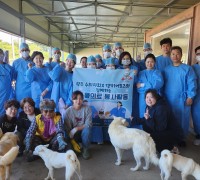 ‘광주수의사회 봉사단 루미너리’ 영광군 댕댕이꽃마을 동물의료봉사 실시