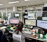 불갑면, 민원실 비상 상황 대응 모의훈련 실시