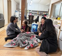 백수읍, 102세 장수어르신 생신축하 물품 전달