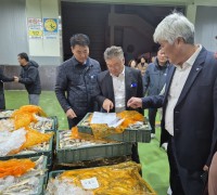 장세일 영광군수, 참조기 위판행사 참석 어업인과 소통